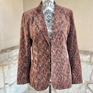 USA VINTAGE LIZ CLAIBORNE ペイズリー柄ジャケット USA VINTAGE LIZ CLAIBORNE ペイズリー柄ジャケット価格