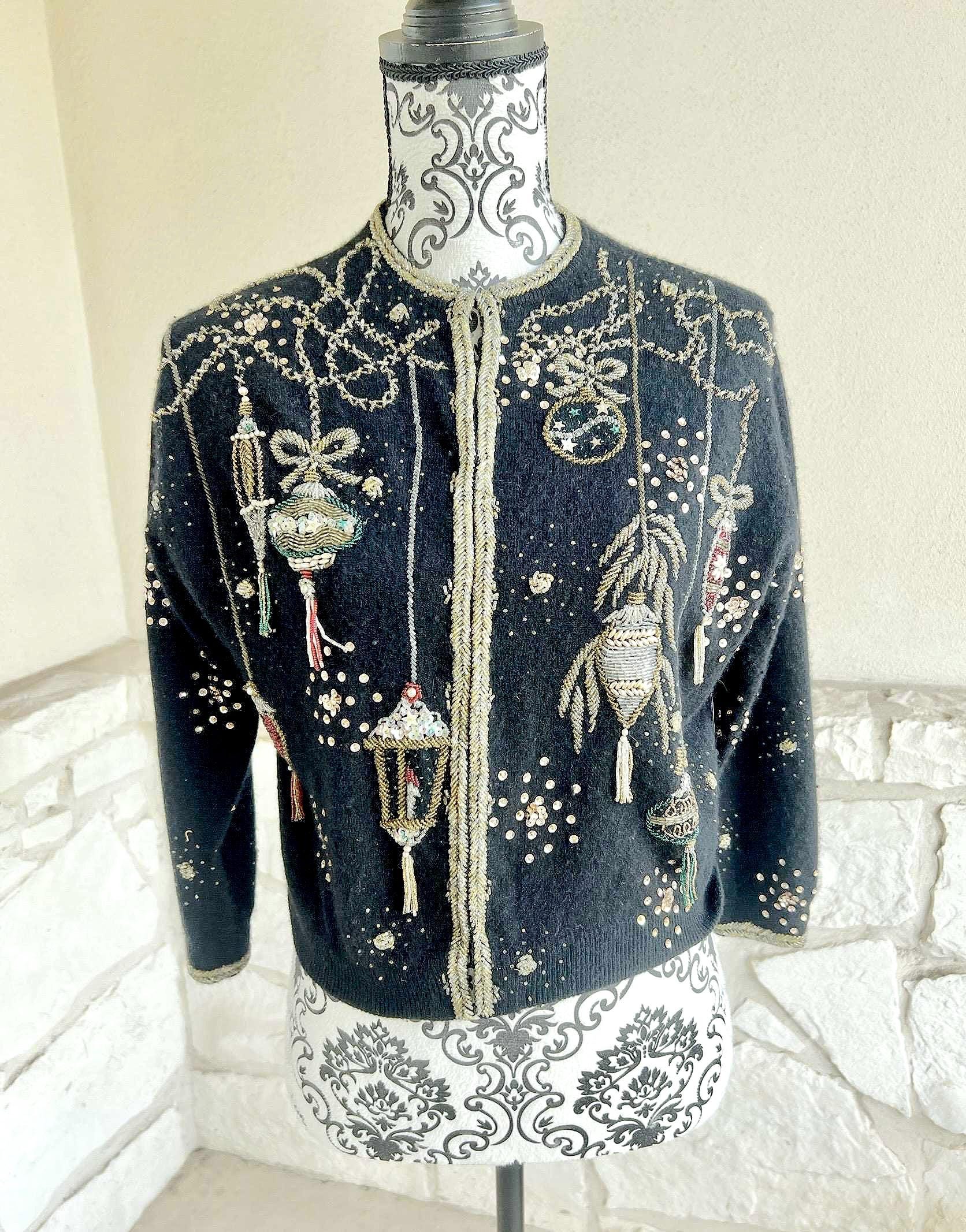 Schiaparelli Vintage Sweater - Etsy