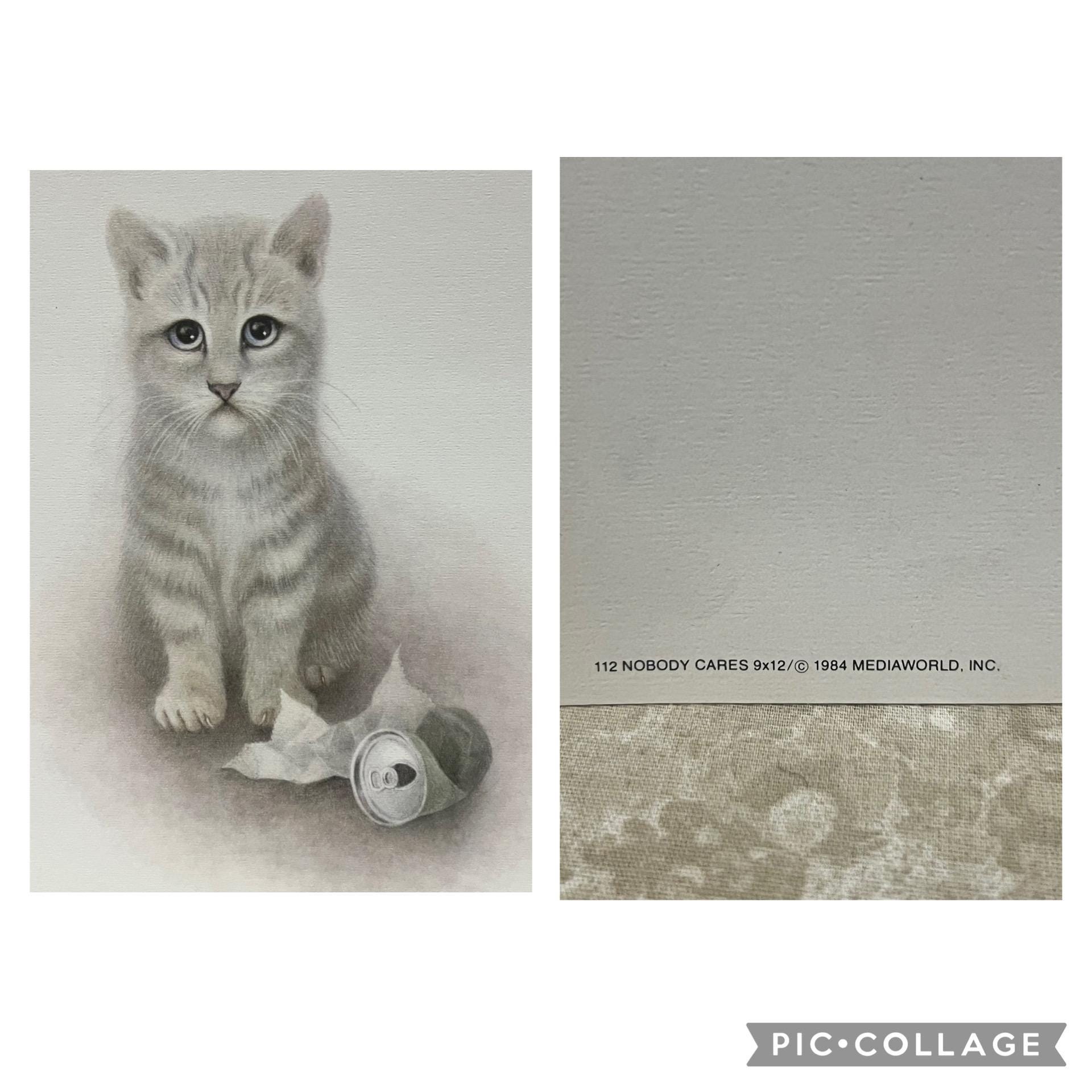 Vintage Bob Harrison Cat Prints - 1984 Set of 4 - Etsy
