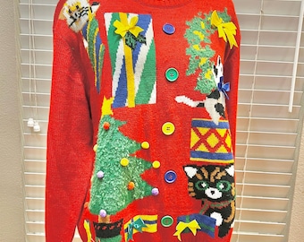 ヴィンテージのネイティブアメリカンの彩色済み粘土製ストーリーテラー