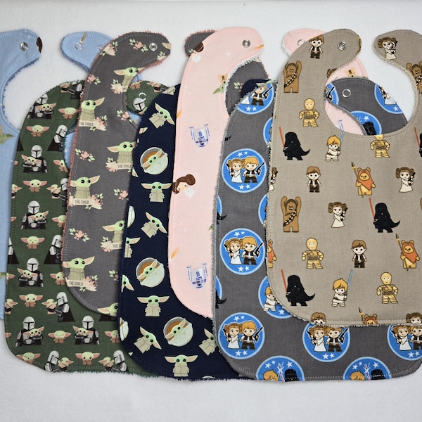 Baby Space Warriors | Cotton & Terry Baby Bib
