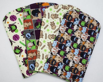 Sassy Space Heroes | Set of 4 Contoured Burp Cloths