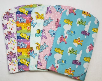 Bear Hugs | Set of 5 Contoured Burp Cloths