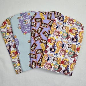 Candy Man | Set of 4 Contoured Burp Cloths