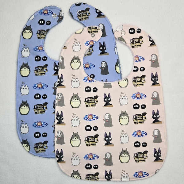 Adventurous Anime | Cotton & Terry Baby Bib