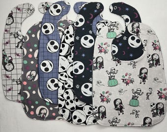 Jack and Friends / Babero de algodón y felpa para bebé