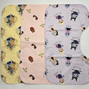 Clearance & Production Errors Mystery Print | Contoured Cotton Burp Cloth