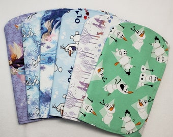 Let it Snow | Set of 6 Contoured Burp Cloths