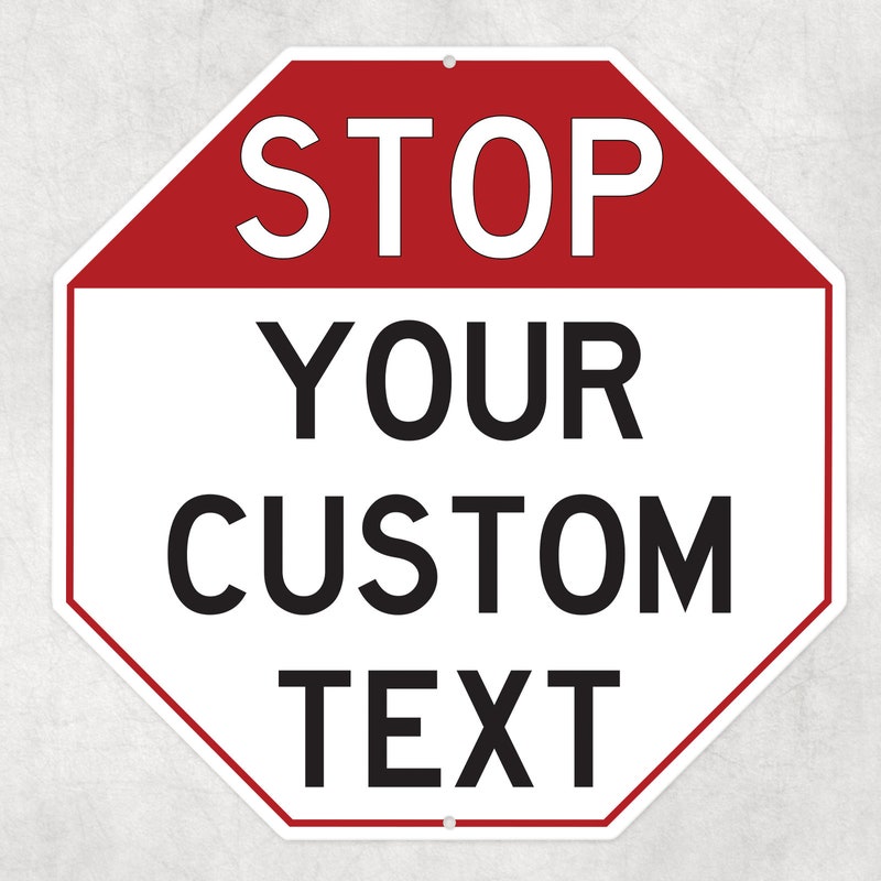Green Stop Sign - Etsy