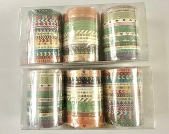 Washi tape 2 x 48 packs  3 mm wide mix New In Package total 96