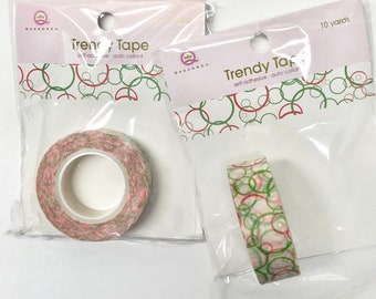 Trendy Tape 2 pk washi circles Queen and Co