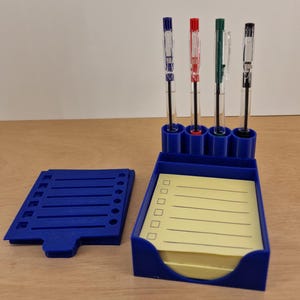 Post-its Holder with Layout Function (3MF) - DIY Desk Organizer 3D Print Digital Download