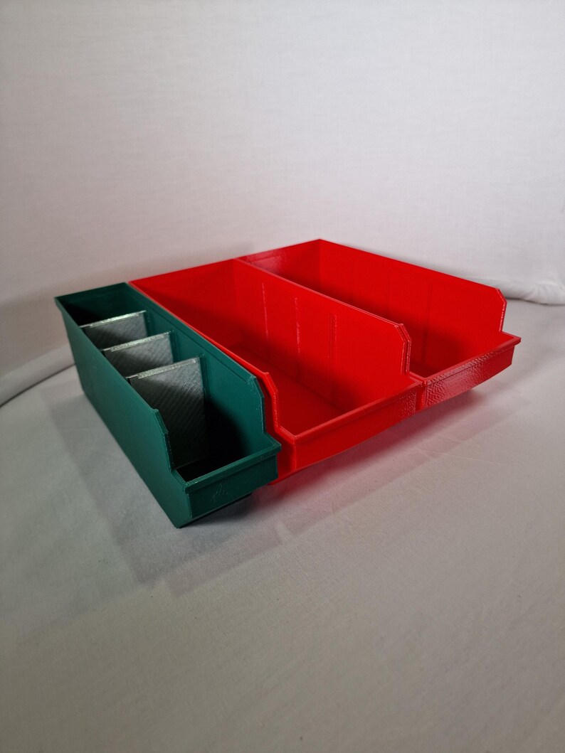 Organize your space with 3D printed storage containers! This digital download includes STL files for customizable hexagon and full wall bins. Perfect for home, workshop, and DIY projects. Create practical, efficient storage solutions with ease.