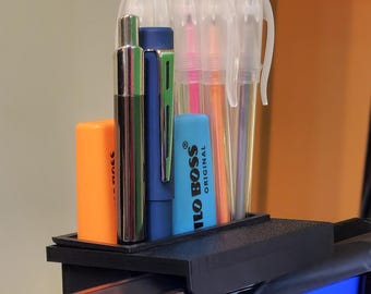 Monitor Pen Holder - Desk Organizer STL Download for 3D Printing