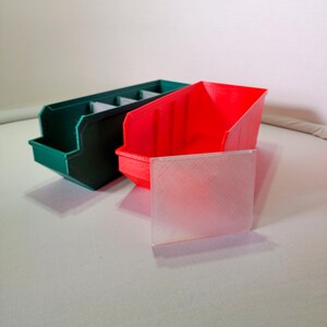 Organize your space with 3D printed storage containers! This digital download includes STL files for customizable hexagon and full wall bins. Perfect for home, workshop, and DIY projects. Create practical, efficient storage solutions with ease.