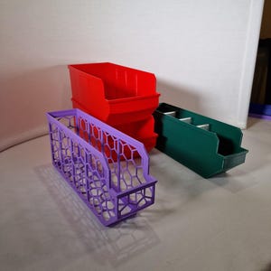 Organize your space with 3D printed storage containers! This digital download includes STL files for customizable hexagon and full wall bins. Perfect for home, workshop, and DIY projects. Create practical, efficient storage solutions with ease.