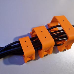 ケーブル管理クリップ |ケーブル オーガナイザー - 3D プリント用 STL ファイル |デジタルダウンロード
