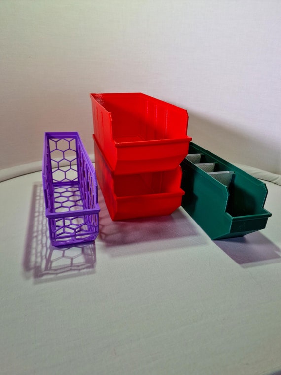 3D Print Storage Bins STL & 3MF - Modular Workspace Organizer Digital Download for 3D Printing
