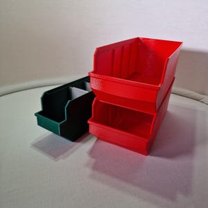 Organize your space with 3D printed storage containers! This digital download includes STL files for customizable hexagon and full wall bins. Perfect for home, workshop, and DIY projects. Create practical, efficient storage solutions with ease.