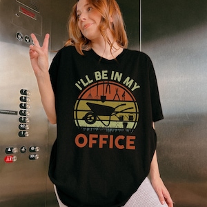 I&#39;ll Be In My Office Gardening Shirt, Funny Fathers Day TShirt, Fathers Day Gardening T Shirt, Gardening Dad