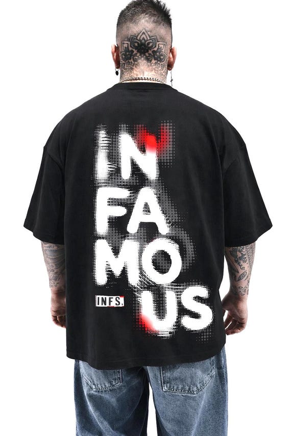 Infamous - Camiseta Oversize - Unisex - INFS010 LIMITED EDITION.