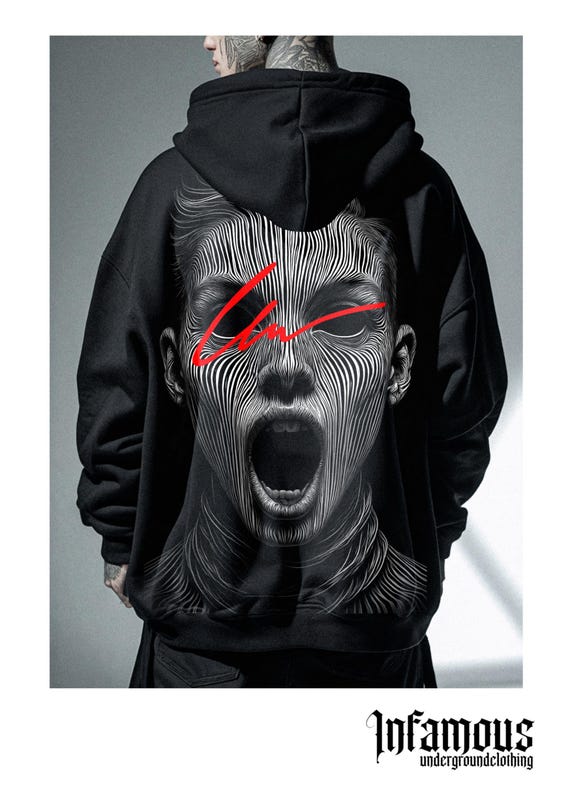 Infamous - Hoodies Oversize - Mod.051 - Colección OversizeDj - Limited edition.