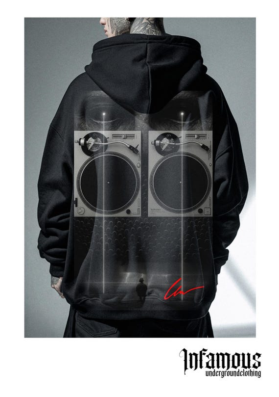 Infamous - Hoodies Oversize - Mod.052 - Colección Oversize realdj - Limited edition.