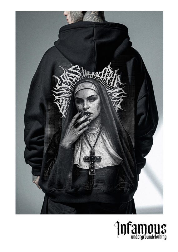 Infamous - Hoodies Oversize - Mod.041 - Colección Real Raver - Limited edition.
