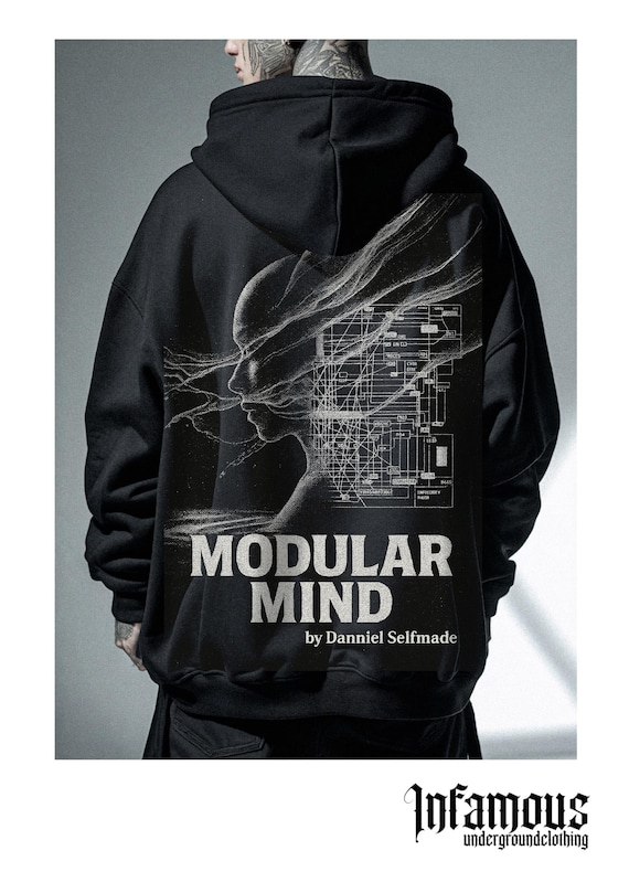 Infamous - Hoodies Oversize - Mod.046 - Colección Modular Mind - Limited edition.