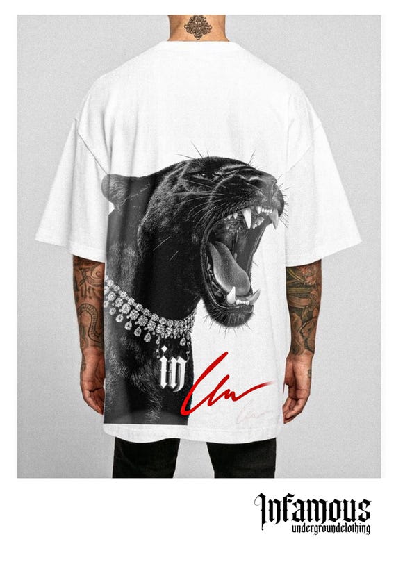 Infamous - Camiseta Oversize - Unisex - Colección INDJ - Animal01 - Limited edition.
