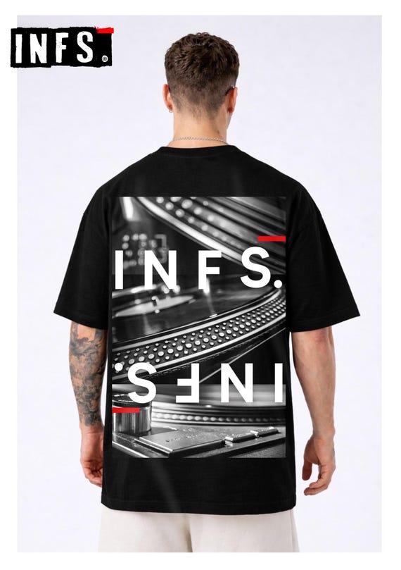 Infamous - Camiseta Oversize - Unisex - Colección INDJ - Mod. INFS. - Limited edition.