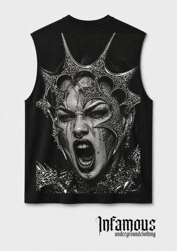 Infamous - Camiseta Oversize - Raw cut oversized tank - 00 Limited edition.