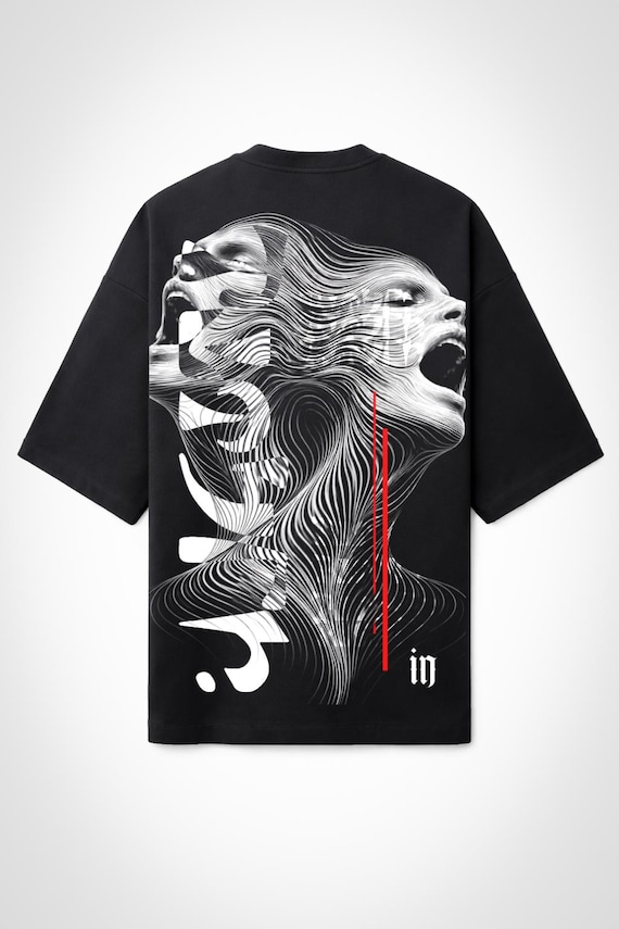 Infamous - Camiseta Oversize - Unisex - Colección INVISION - Mod.002 - Limited Edition.