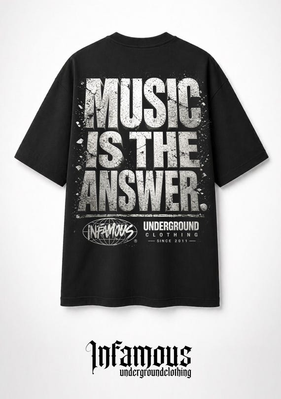 Infamous - Camiseta Oversize - Unisex - NEW2026 - 00 Limited edition.