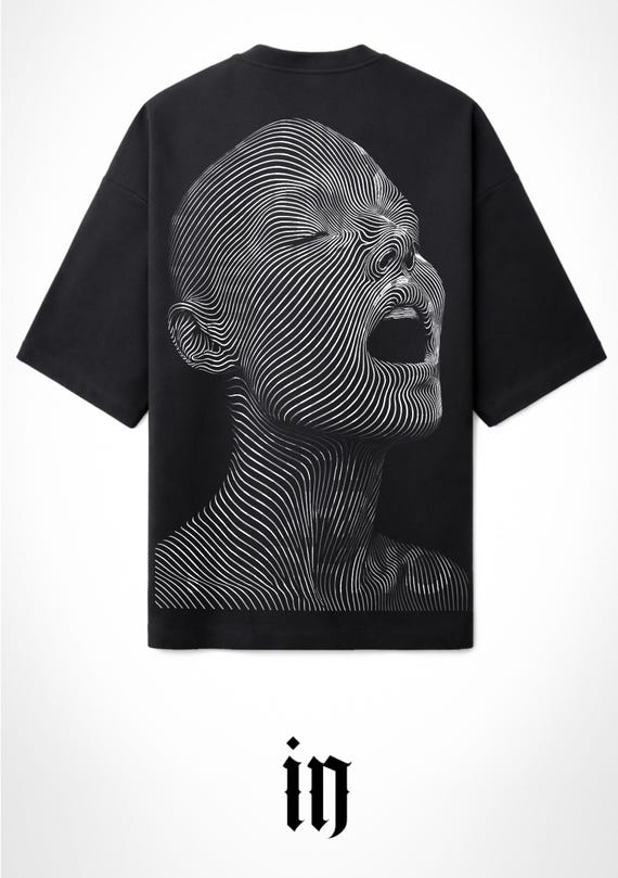 Infamous - Camiseta Oversize Techno Vibes - Unisex - Electronic Streetwear - 004 LIMITED EDITION.