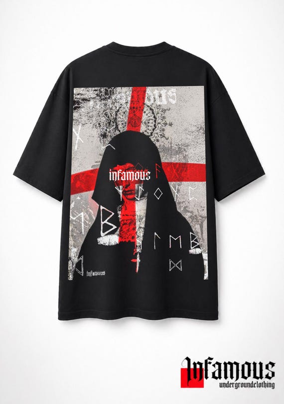 Infamous - Camiseta Oversize - Unisex - Colección N.1 -  T-shirt IN004 - Exclusive.