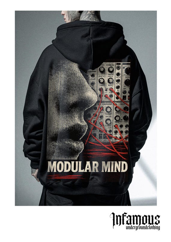 Infamous - Hoodies Oversize - Mod.047 - Colección Modular Mind - Limited edition.