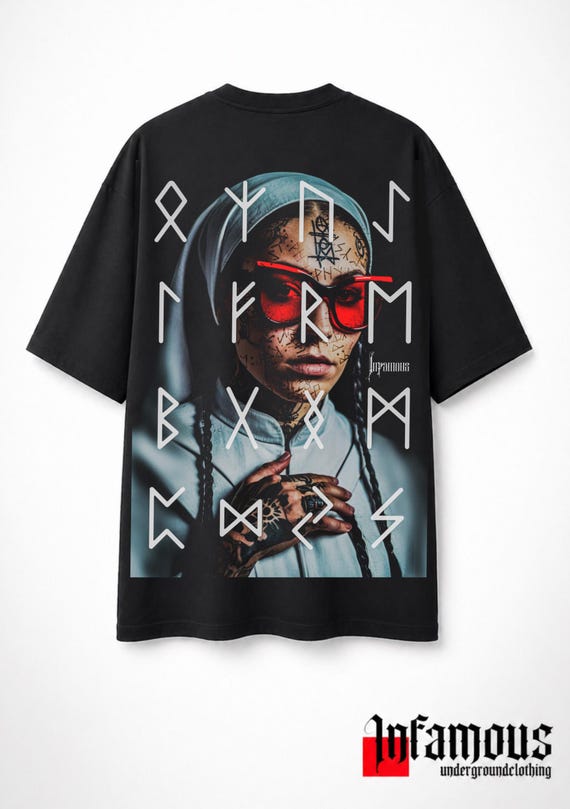 Infamous - Camiseta Oversize - Unisex - Colección N.1 -  T-shirt IN001 - Exclusive.