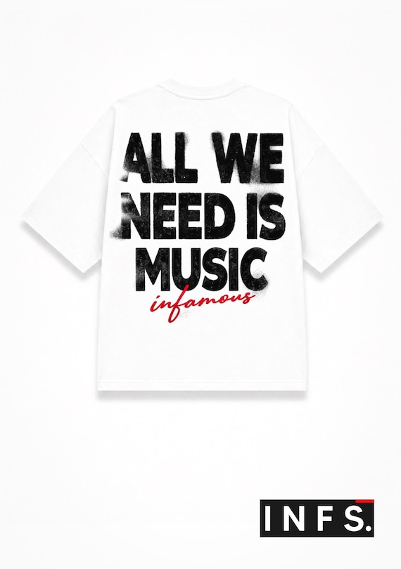 Infamous - Camiseta Oversize BOXY - Unisex - INFS004 LIMITED EDITION.