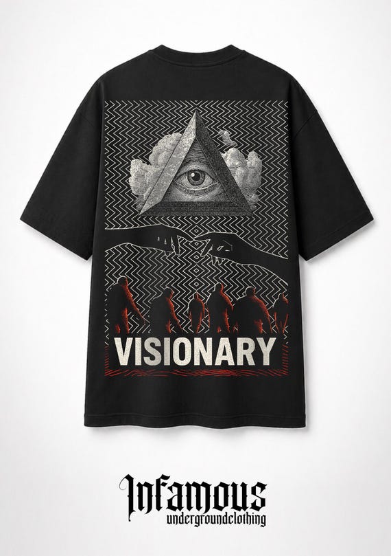 Infamous - Camiseta Oversize - Unisex - Colección Visionary by Danniel-Selfmade - Mod.Visionary002 - Exclusive.