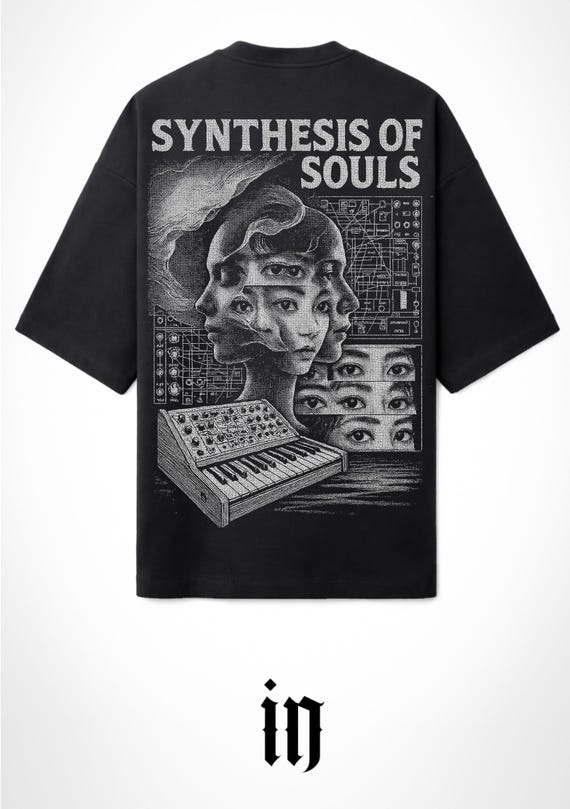 INFAMOUS - Camiseta Oversize - Unisex - Modular Mind by Danniel Selfmade - Sintetizadores - 004 LIMITED EDITION.