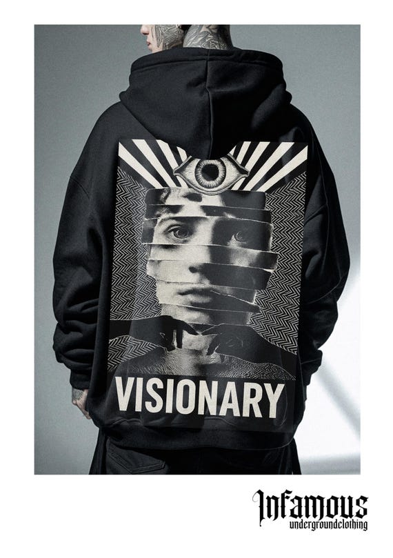 Infamous - Hoodies Oversize - Mod.021 - Colección Visionary - Limited edition.