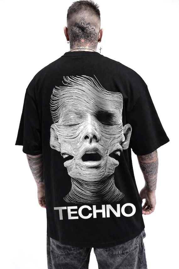 Infamous - Camiseta Oversize Techno Vibes - Unisex - Electronic Streetwear - 014 LIMITED EDITION.