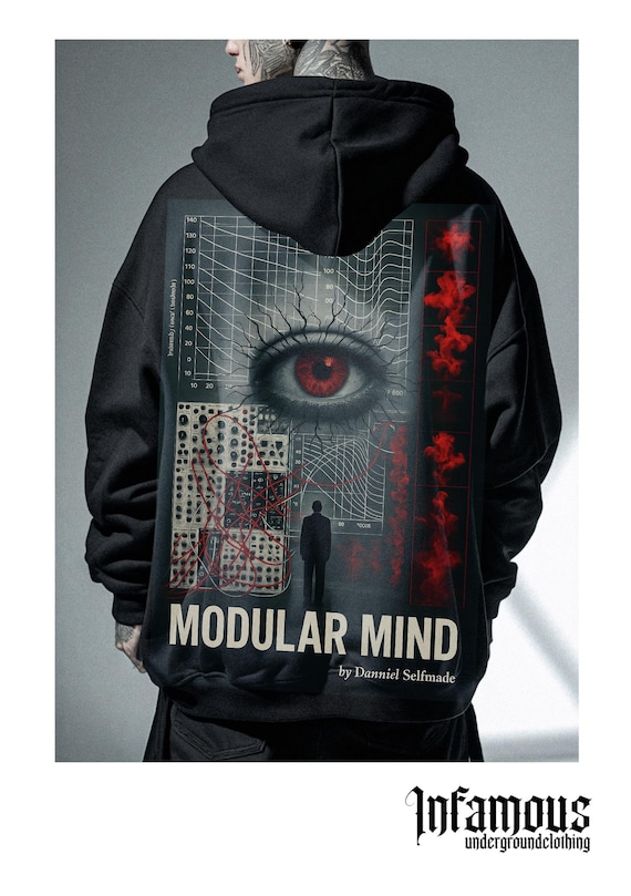 Infamous - Hoodies Oversize - Mod.035 - Colección Modular Mind - Limited edition.
