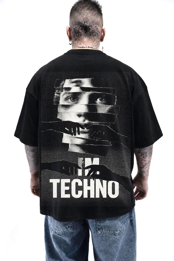 Infamous - Camiseta Oversize Techno Vibes - Unisex - Electronic Streetwear - 011 LIMITED EDITION.