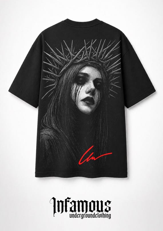 INFAMOUS - Camiseta Oversize - Unisex - Colección Real Raver - 006 LIMITED EDITION.