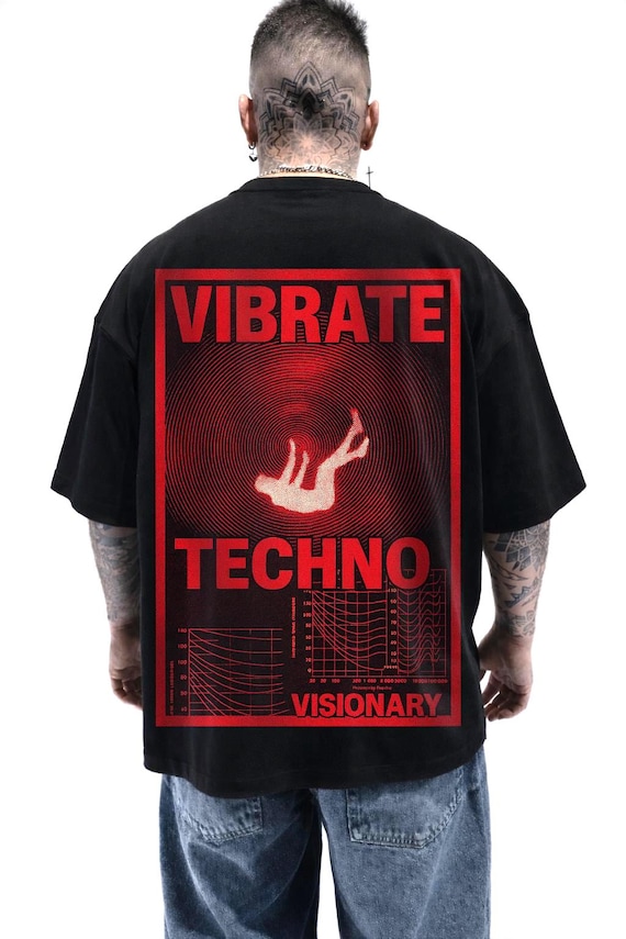 Infamous - Camiseta Oversize Techno Vibes - Unisex - Electronic Streetwear - 008 LIMITED EDITION.