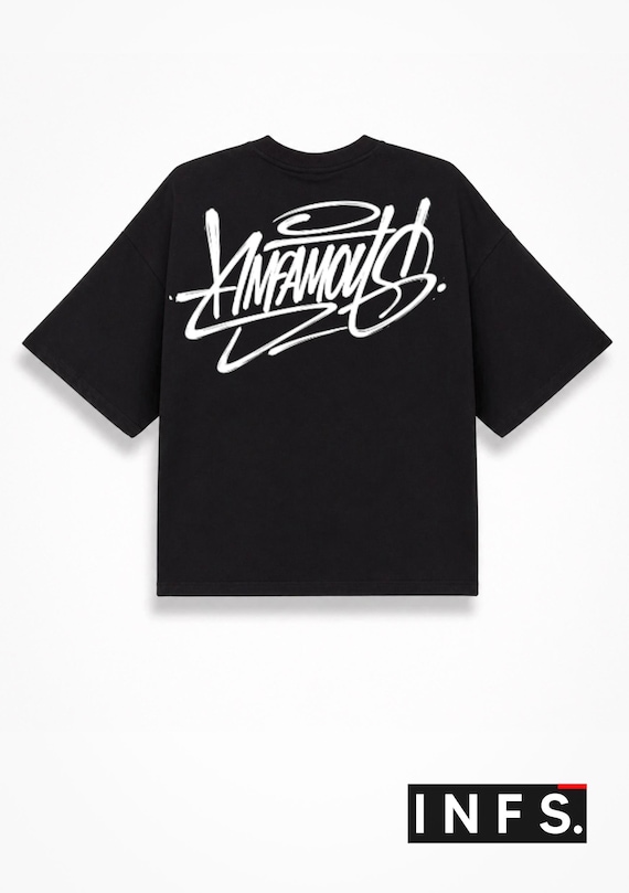Infamous - Camiseta Oversize BOXY - Unisex - INFS00 LIMITED EDITION.