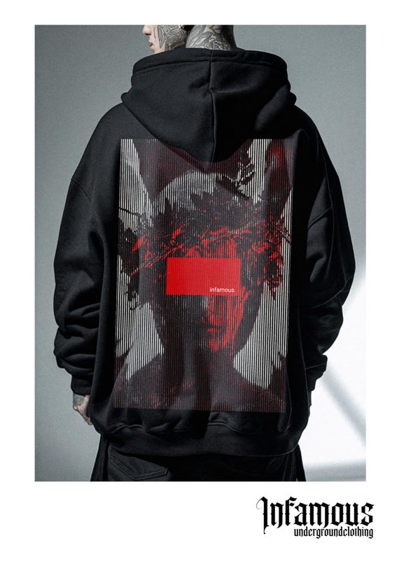 Infamous - Hoodies Oversize - Mod.050 - Colección OversizeDj - Limited edition.