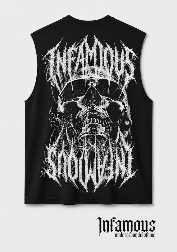 Infamous - Camiseta Oversize - Raw cut oversized tank - 00 Limited edition.